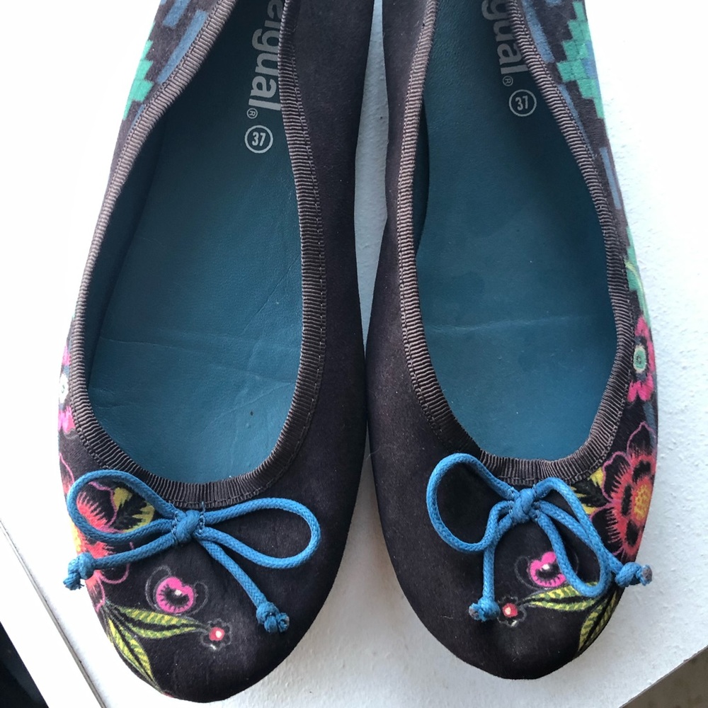 Desigual Patterned Ballet Flats